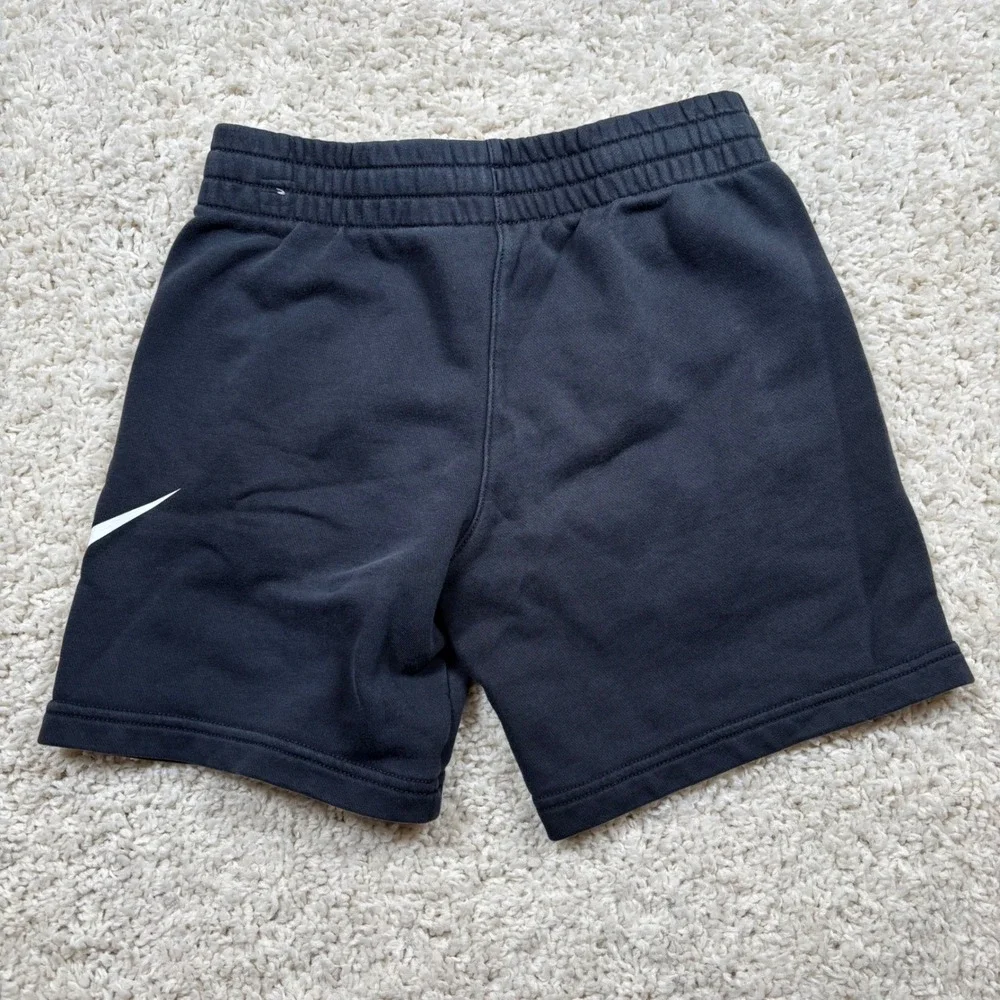 Nike Kids‎ Black Athletic Logo Sweat Shorts Size M
